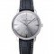 Swiss Vacheron Constantin Patrimony White Dial Silver Diamonds Case Black Leather Bracelet 1454162