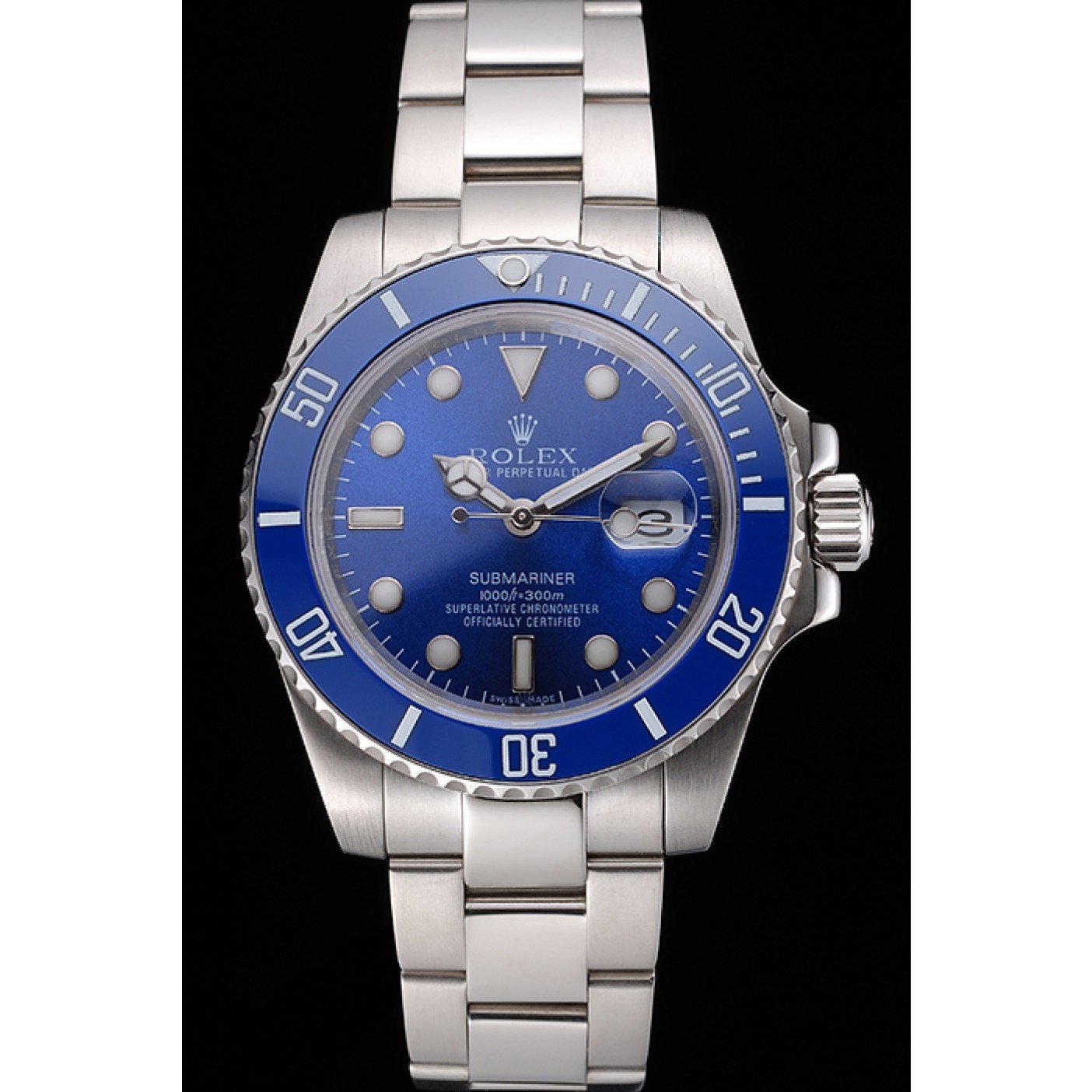 Rolex Submariner Blue Bezel Blue Dial 98234