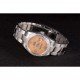Rolex Datejust Polished Stainless Steel Orange Flowers Dial Diamond Plated