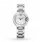 Swiss Ballon Bleu de Cartier watch, 28 mm, steel, diamonds