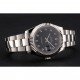 Swiss Rolex Datejust Black Dial Dimond Hour Marks Stainless Steel Case And Bracelet
