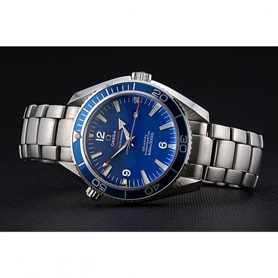 Omega Seamaster Planet Ocean Blue Dial Stainless Steel Bracelet 622537