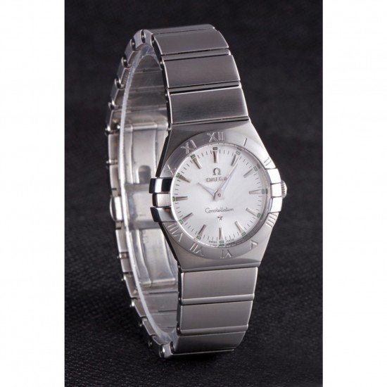 Omega Constellation Grey Dial Stainless Steel Band 621458