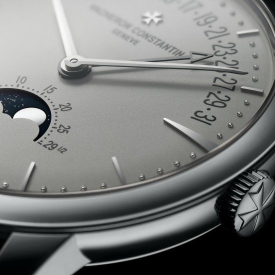 Swiss Vacheron Constantin Patrimony Moonphase and Retrograde Date