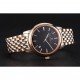 Vacheron Constantin Patrimony Black Dial Rose Gold Case Two Tone Bracelet 62293