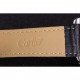 Cartier Calibre Flying Tourbillon Black Dial Stainless Steel Case Black Leather Bracelet