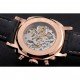 Swiss Panerai Radiomir 1940 Chronograph Black Dial Rose Gold Case Black Leather Strap