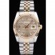 Rolex DateJust Two Tone Stainless Steel 18k Gold PlatedGold Dial