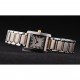 Cartier Tank Francaise 22mm White Dial Stainless Steel Case Two Tone Bracelet