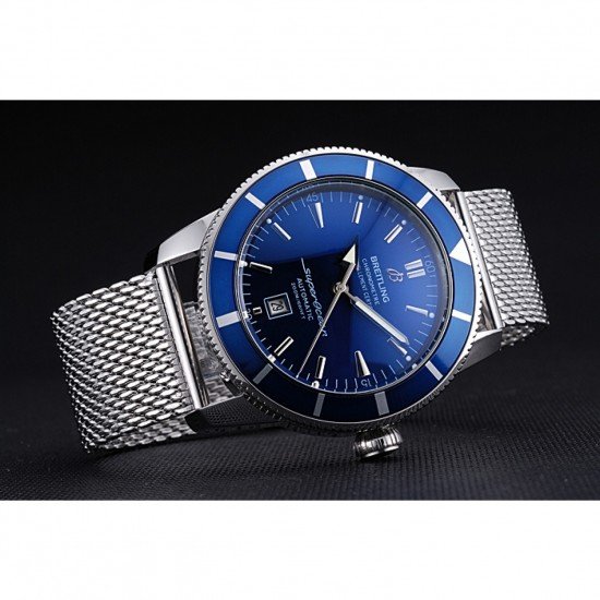 Breitling Certifie SuperOcean Blue Dial Blue Watch