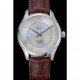 Omega DeVille Silver Dial Stainless Steel Case Brown Leather Strap 622830