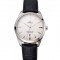 Omega Tresor Master Co-Axial White Dial Stainless Steel Case Black Leather Strap