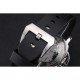 Panerai Luminor Brushed Stainless Steel Case Black Dial Black Rubber Strap 98165