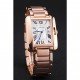 Cartier Tank Anglaise 30mm White Dial Rose Gold Case And Bracelet