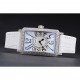 Franck Muller Long Island Classic White Dial Diamonds Case White Leather Band 622368