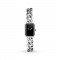 Swiss Designer Premiere Steel and Onyx Watch