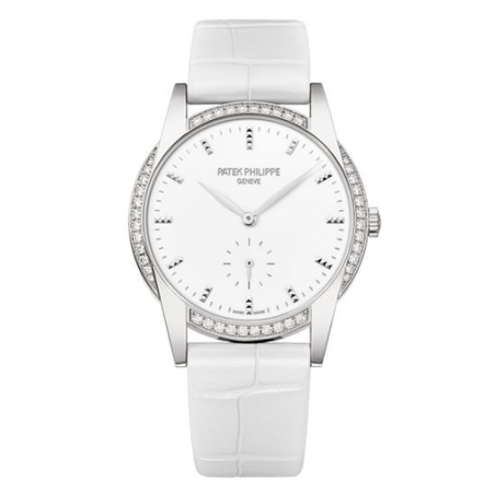 AAA Replica Patek Philippe Calatrava White Gold White Watch 7122/200G-001
