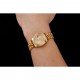 Swiss Rolex Lady-Datejust Champagne Dial Diamond Bezel Gold Jubilee Bracelet 1454096