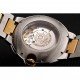 Swiss Cartier Ballon Bleu Two Timezone White Dial Diamond Case Gold And Silver Bracelet 1453876