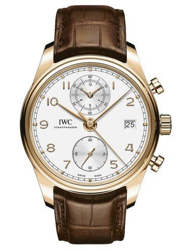 AAA Replica IWC Portugieser Chronograph Classic Red Gold Watch IW390301