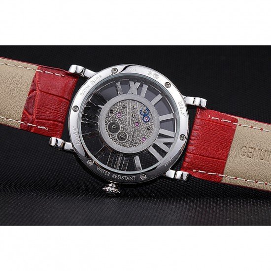 Cartier Rotonde Skeleton Flying Tourbillon Red 621967