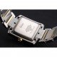 Swiss Cartier Tank Francaise Steel Case White Dial Roman Numerals Two Tone Bracelet 622648
