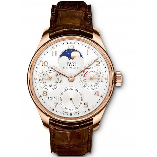 AAA Replica IWC Portugieser Perpetual Calendar Perpetual Single Moonphase Mens Watch IW503302