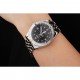 Breitling Colt Lady Black Dial Diamond Hour Marks Stainless Stees Case And Bracelet