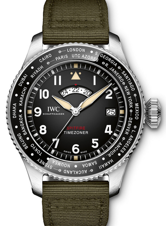 AAA Replica IWC Pilot's Timezoner Spitfire Edition The Longest Flight Watch IW395501