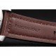 Panerai Luminor Brushed Stainless Steel Case Black Dial Dark Brown Leather Strap