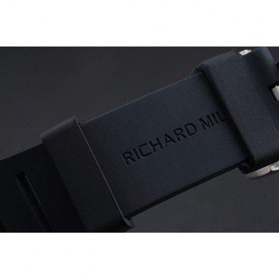 Richard Mille RM 35-01 Rafael Nadal Silver Case Black Rubber Bracelet 1454198
