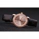 Vacheron Constantin Patrimony Diamond Rose Gold Dial Rich Maroon Leather Bracelet