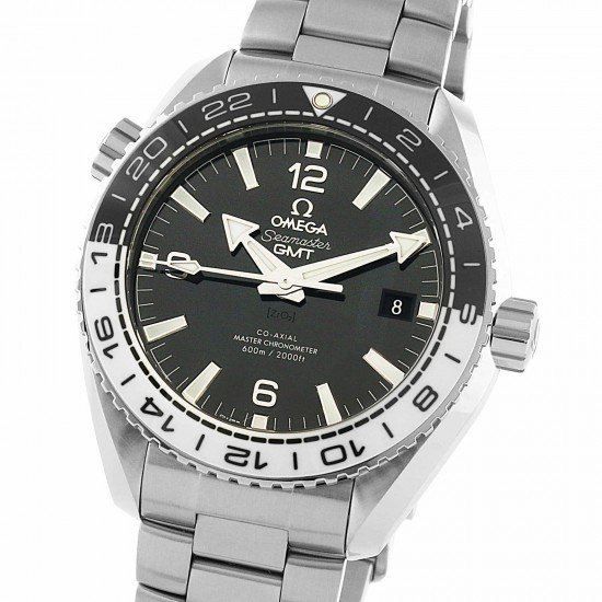Swiss Omega Seamaster Planet Ocean 600m Co-Axial GMT 43.5mm Mens Watch O21530442201001
