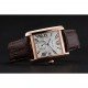 Cartier Tank MC White Dial Gold Case Brown Leather Strap 622578