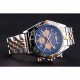 Breitling Chronomat 44 Blue Dial with White Subdials 2 Tone Stainless Steel Bracelet 622510