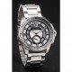 Cartier Calibre De Cartier Small Seconds Black And White Dial Stainless Steel Case And Bracelet