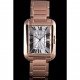 Cartier Tank Anglaise 36mm White Dial Rose Gold Case And Bracelet