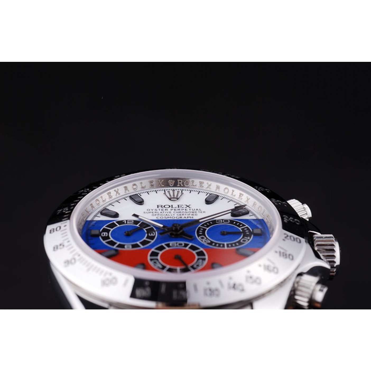 RepTime Watches Rolex Cosmograph Daytona Silver Bracelet Russian Flag Dial 7473