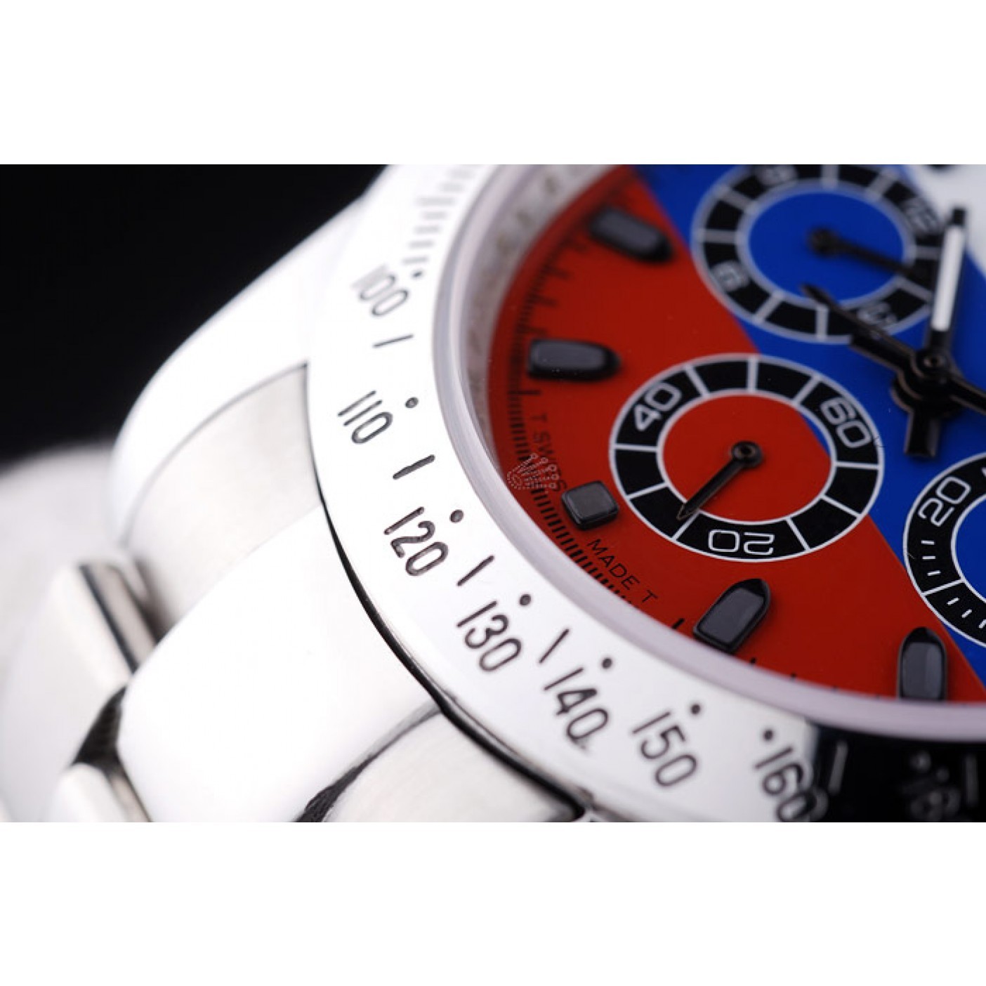 RepTime Watches Rolex Cosmograph Daytona Silver Bracelet Russian Flag Dial 7473