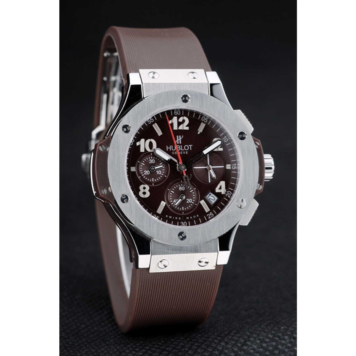 Hublot Big Bang Brown Strap White Dial Watch