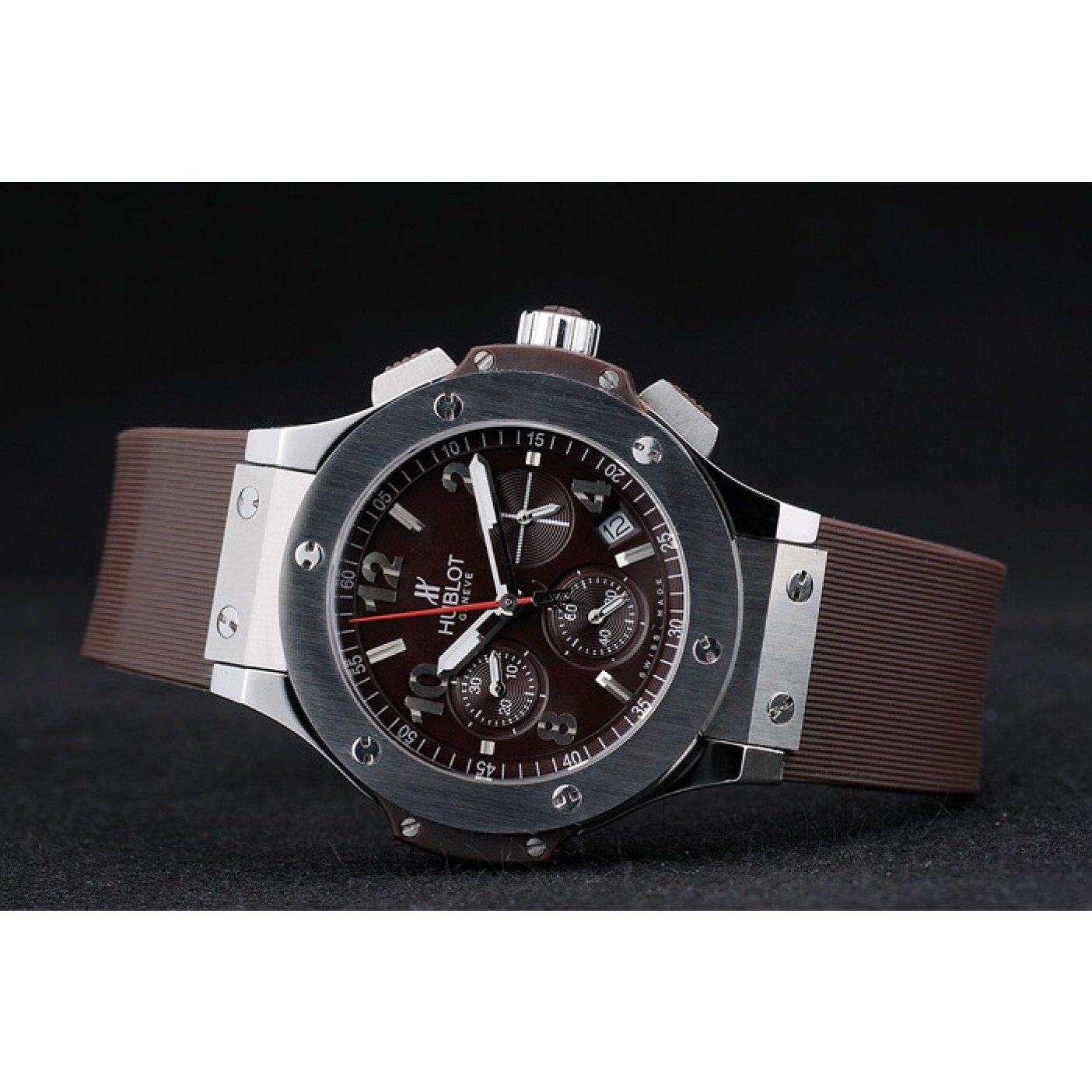 Hublot Big Bang Brown Strap White Dial Watch