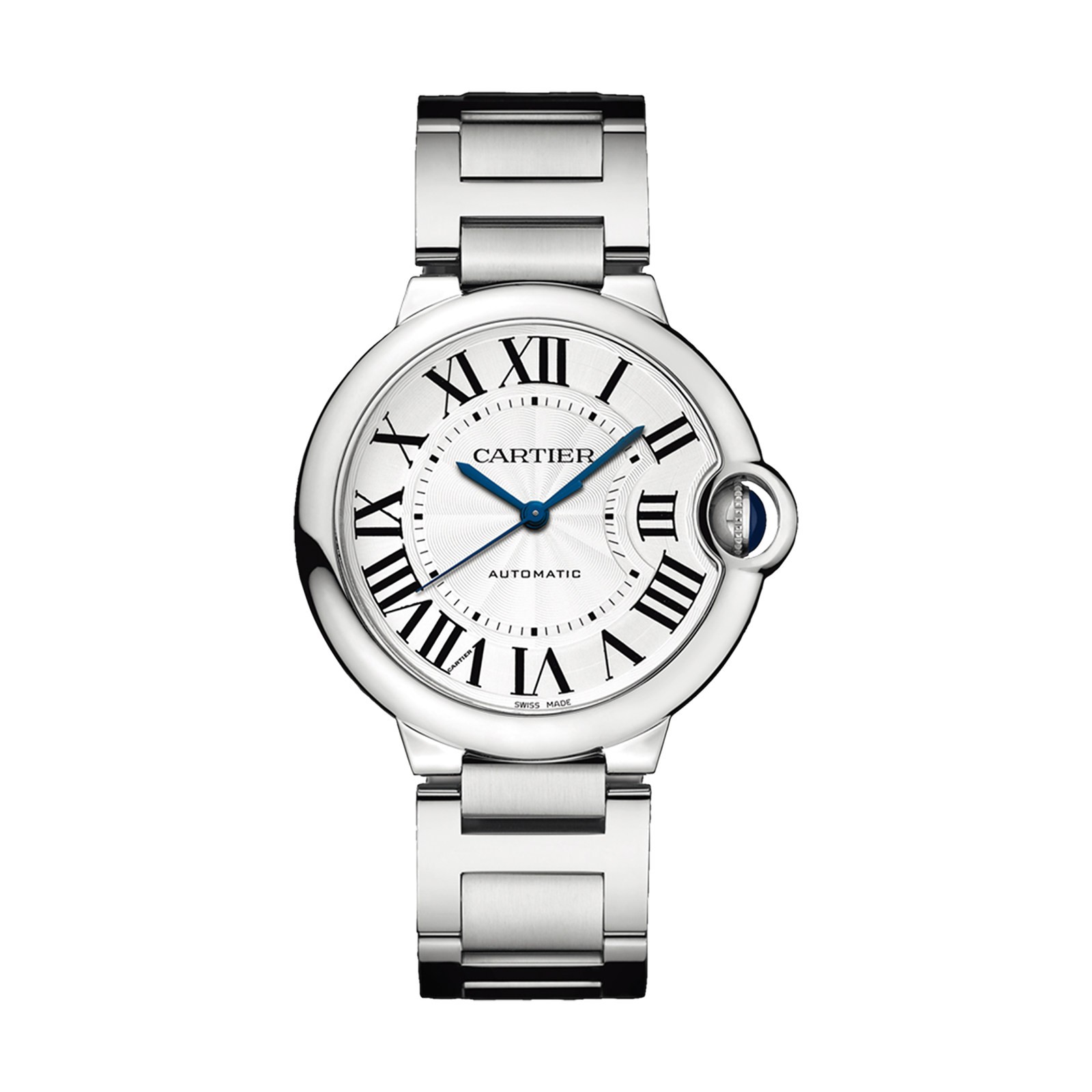 Swiss Ballon Bleu de Cartier watch, 36 mm, steel