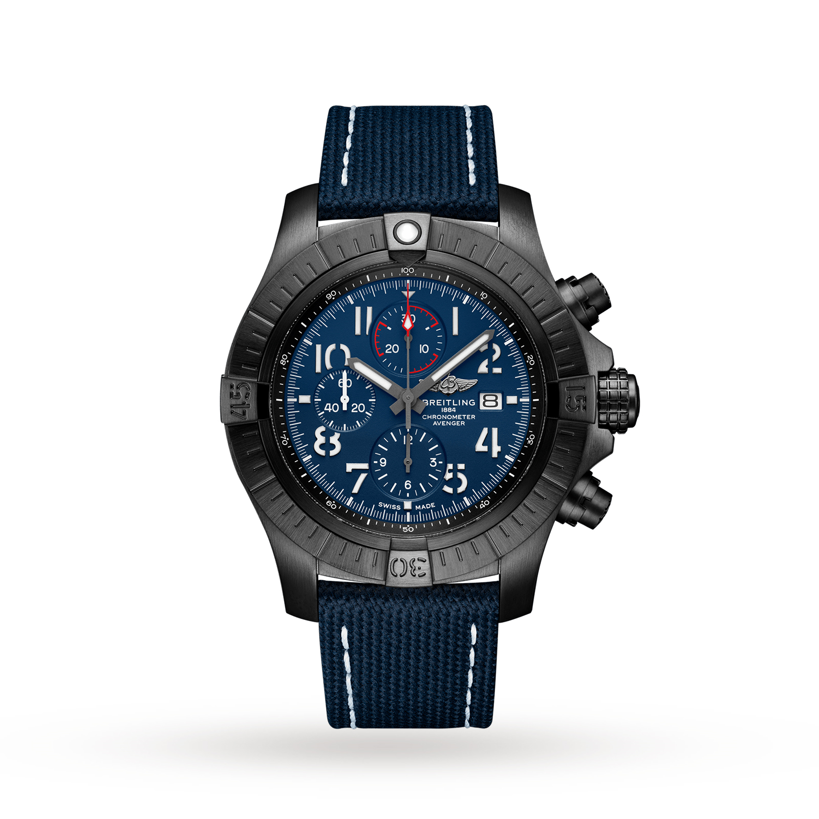 Swiss Breitling Super Avenger Chronograph 48 Night Mission V13375101C1X2