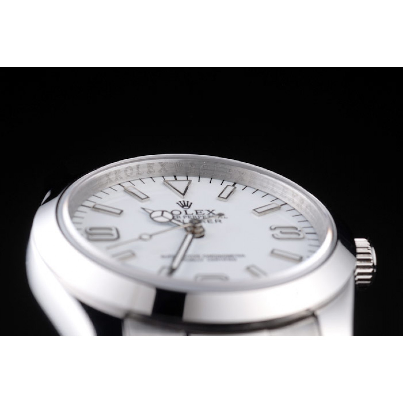 Rolex Explorer Polished Stainless Steel White Dial 98086