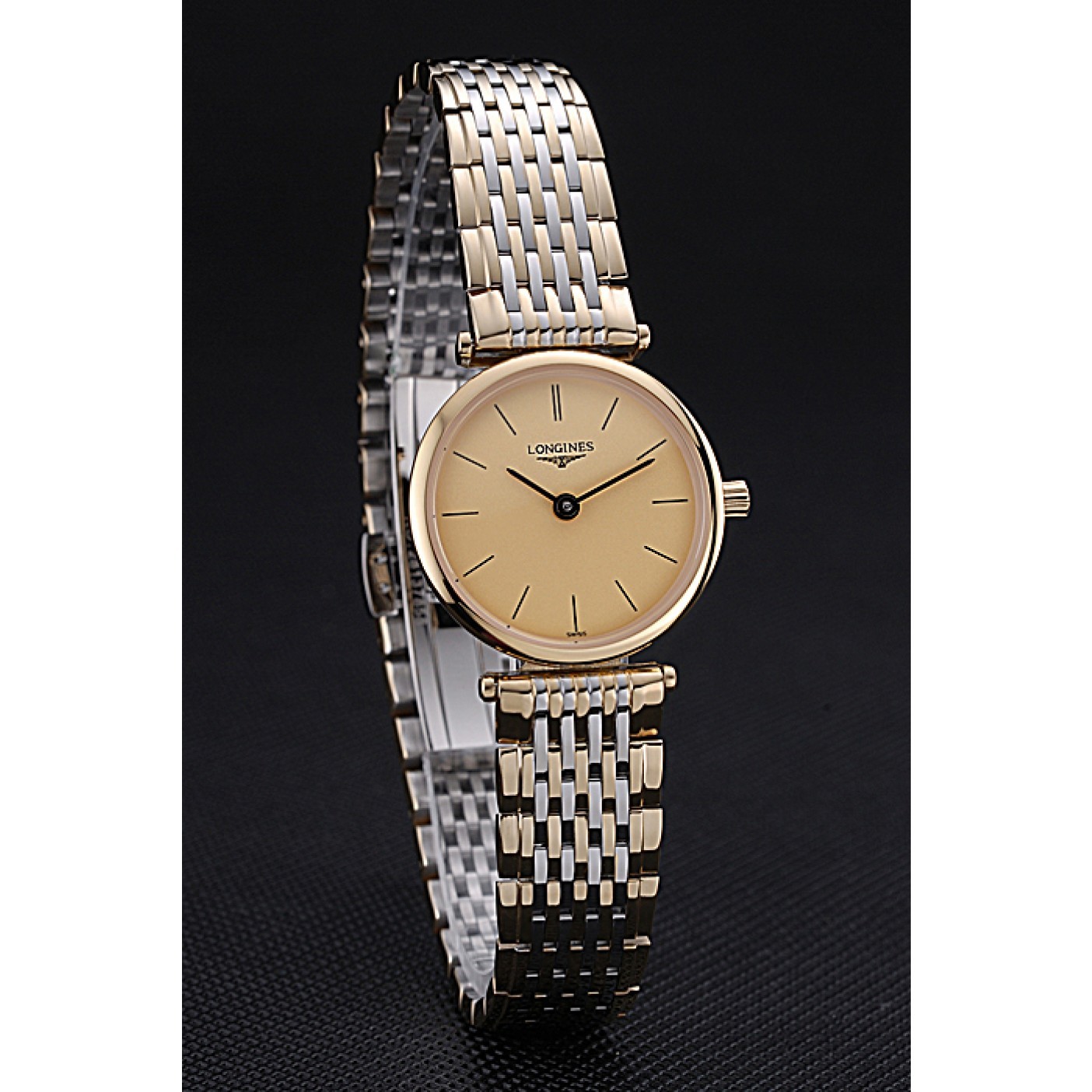 Longines La Grande Classique Two Tone Band Champagne Dial Femme 622096