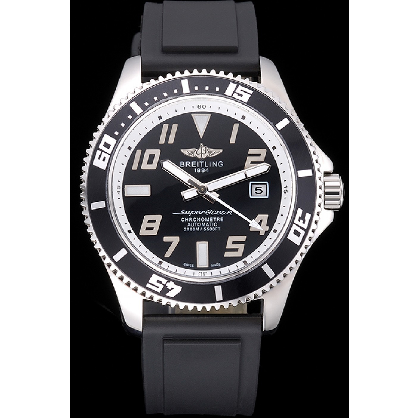 Breitling Superocean 42 Abyss White Accents Rubber Bracelet 622507