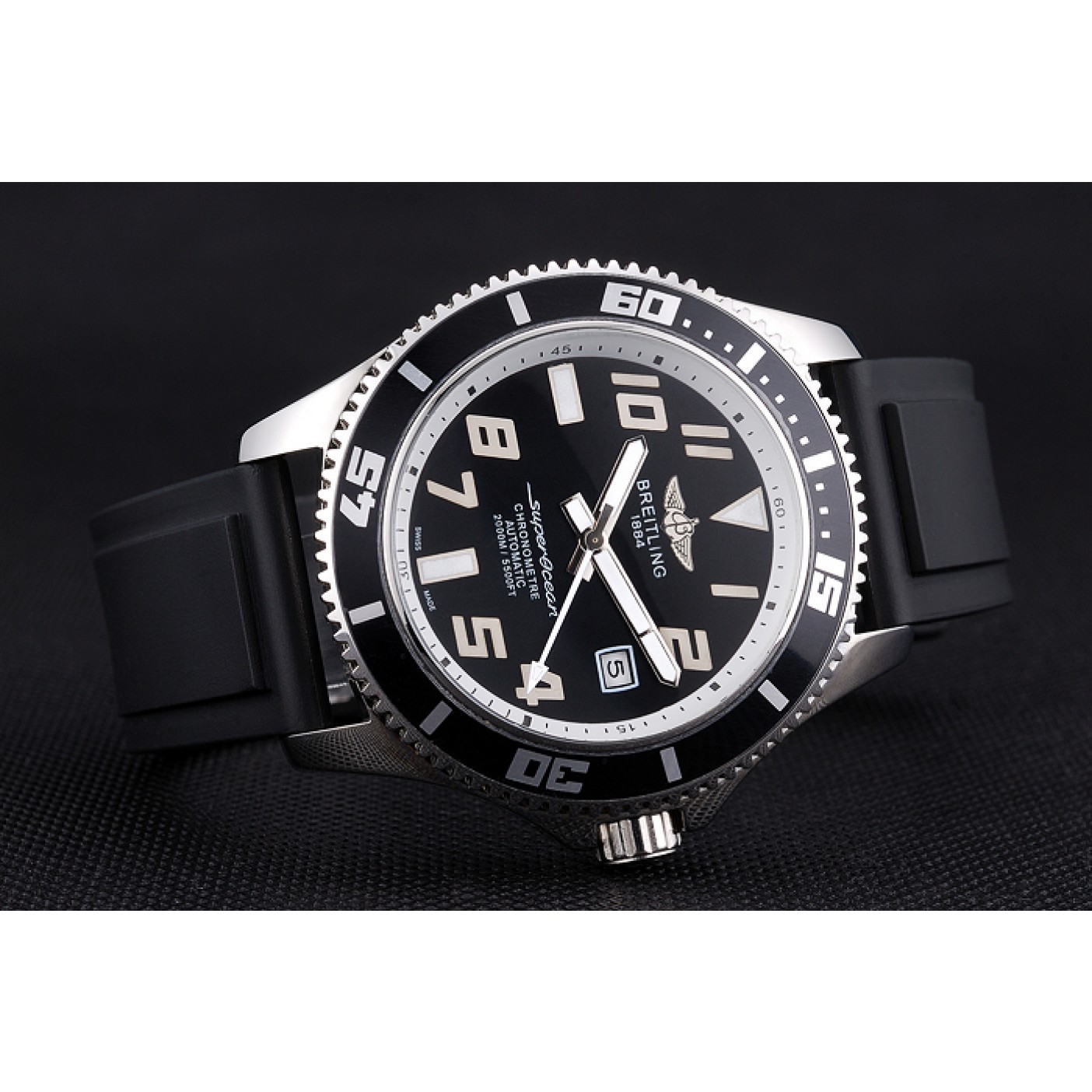 Breitling Superocean 42 Abyss White Accents Rubber Bracelet 622507