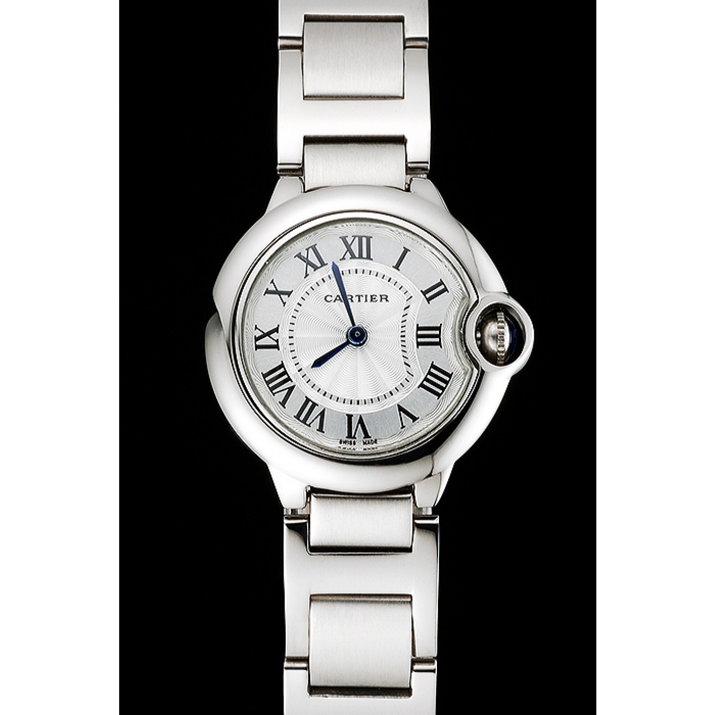 Cartier Ballon Bleu 30mm White Dial Stainless Steel Case And Bracelet