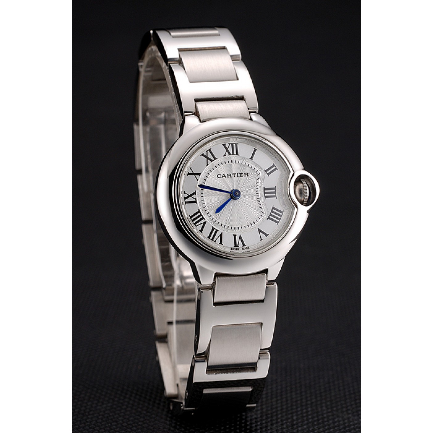 Cartier Ballon Bleu 30mm White Dial Stainless Steel Case And Bracelet