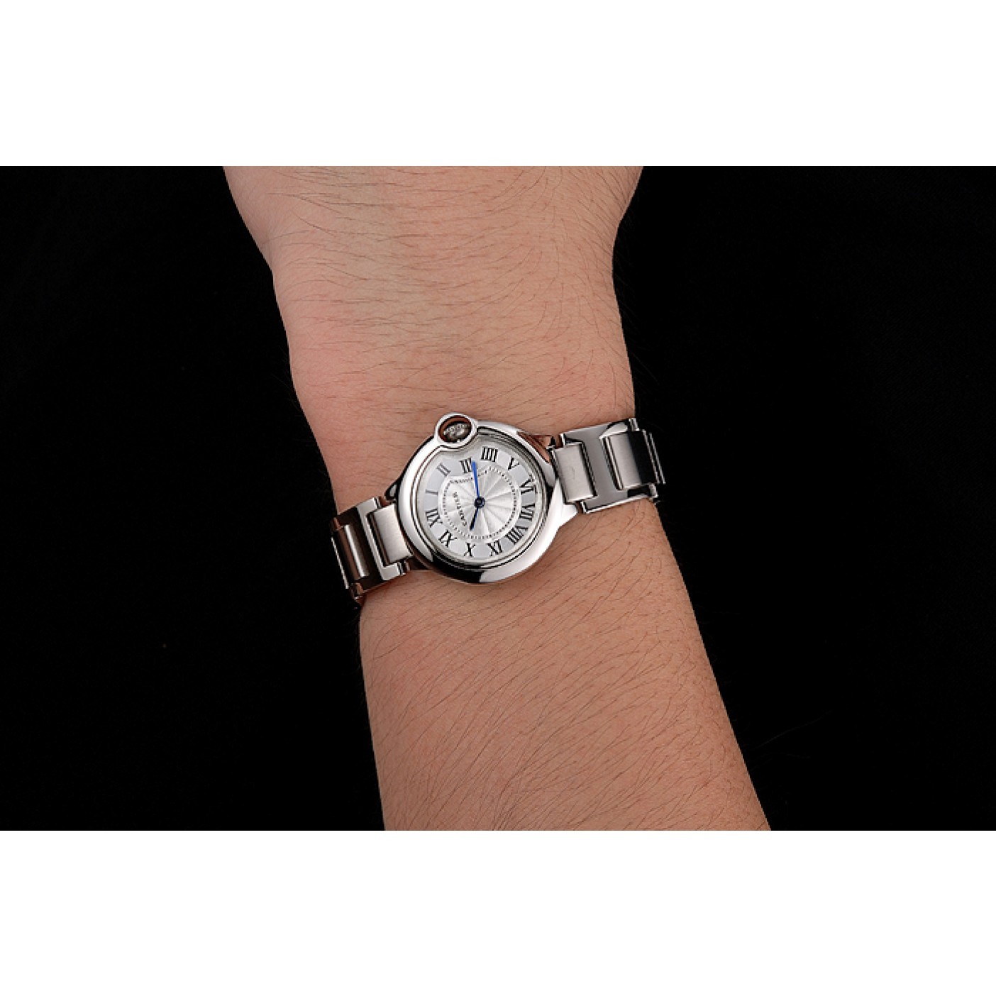 Cartier Ballon Bleu 30mm White Dial Stainless Steel Case And Bracelet